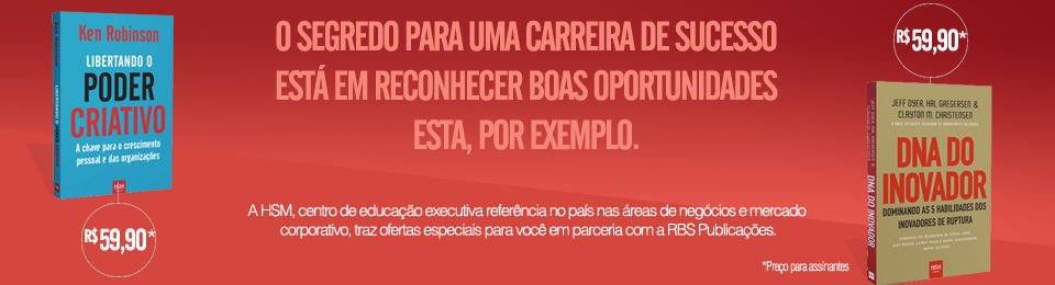 Banner Livros da HSM